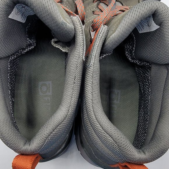 Oboz Sypes Mens 12 Gray Hiking Boots Mid Leather B-Dry Waterproof Camping main image 11
